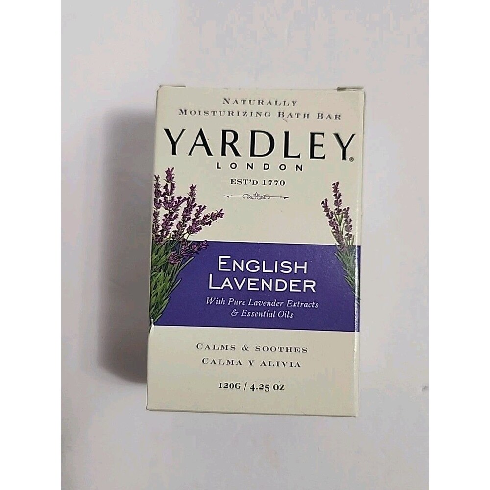 Yardley English Lavender Bar Soap Lardley London 1 Bar  4.25 oz NEW